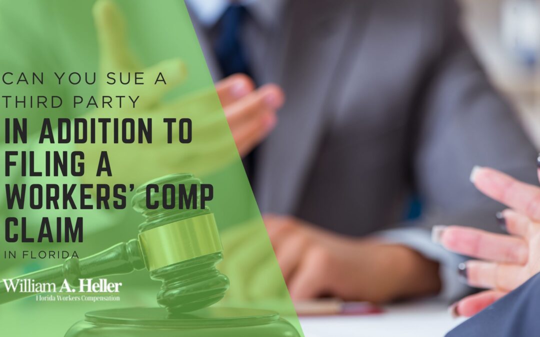 Can You Sue a Third Party in Addition to Filing a Workers’ Comp Claim in Florida?